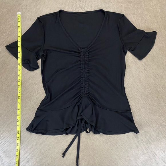 Juicy Couture Black Flowy Medium Shirt - Picture 5 of 10